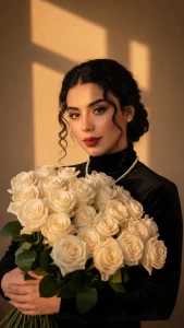 رز سفید آفتابی - نمونه 4