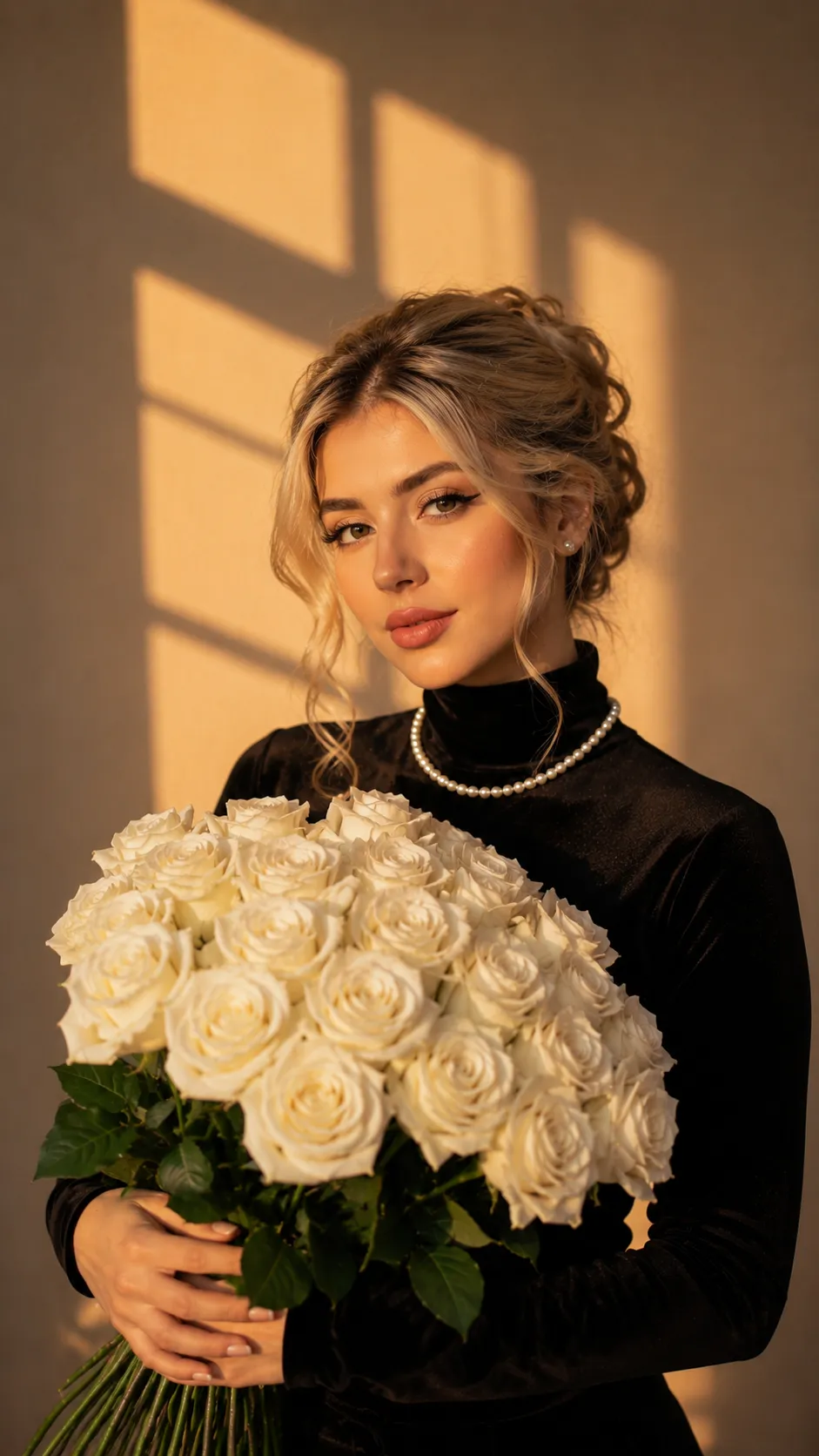 رز سفید آفتابی