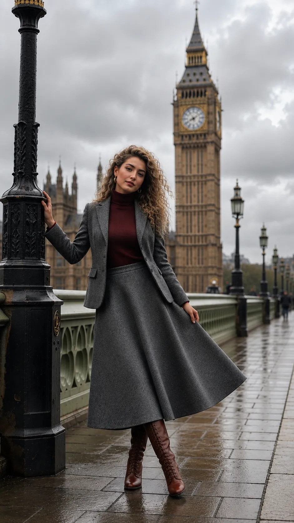 استایل بارانی لندن - نمونه 4