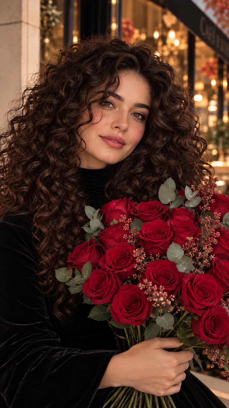 عکس پروفایلی با مو فر